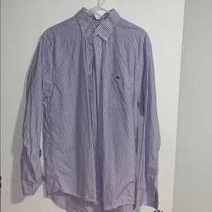 Purple Striped Vineyard Vines Button Down